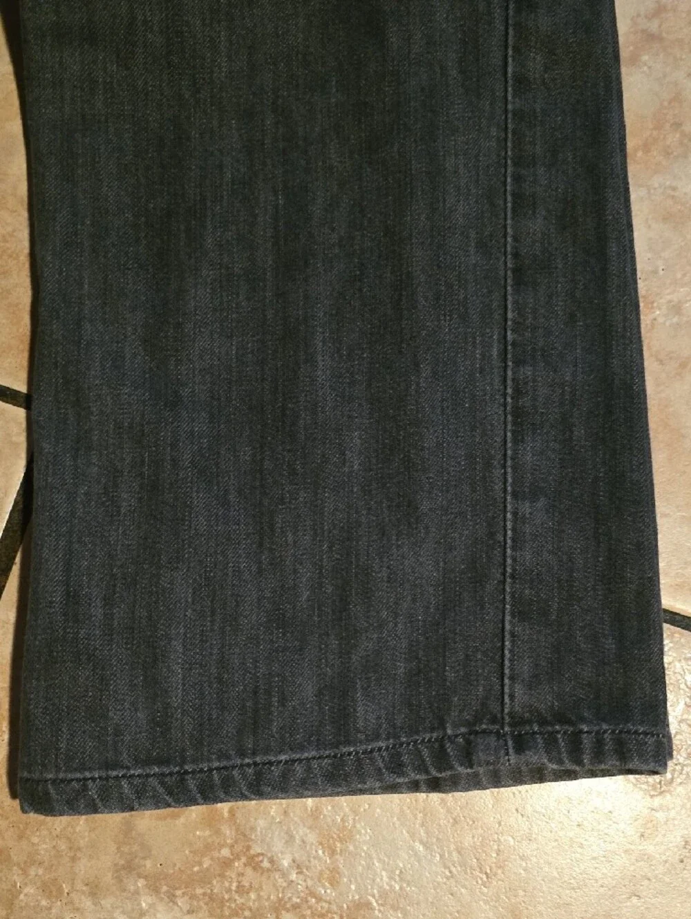 True Religion Men’s Dark Gray Slim Straight Jeans